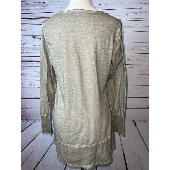 Soft Surroundings Tunic Shirt size Small 2AQ77 Pullover Blouse Top Sexy Cut Out - Picture 6 of 9